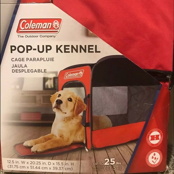 coleman pop up kennel
